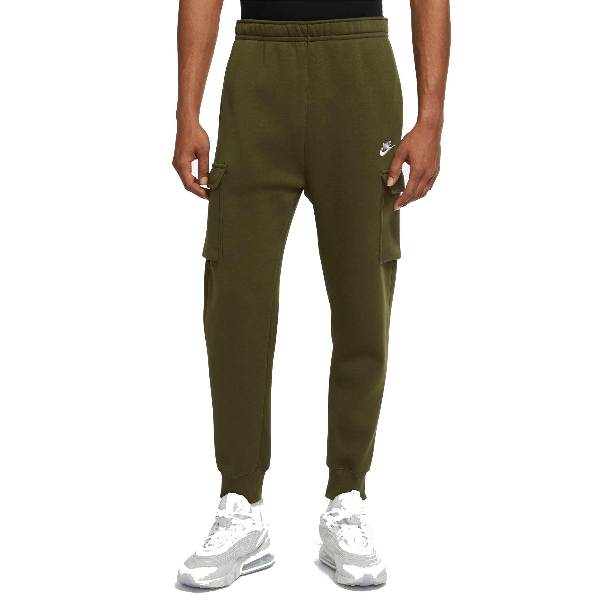 nike fleece cargo joggers